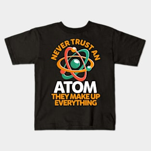 Atom Science Chemist Chemistry Kids T-Shirt